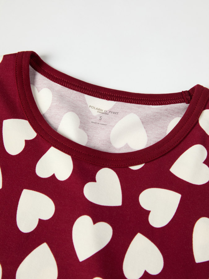Adult pyjamas with heart print Adult pyjamas with heart print