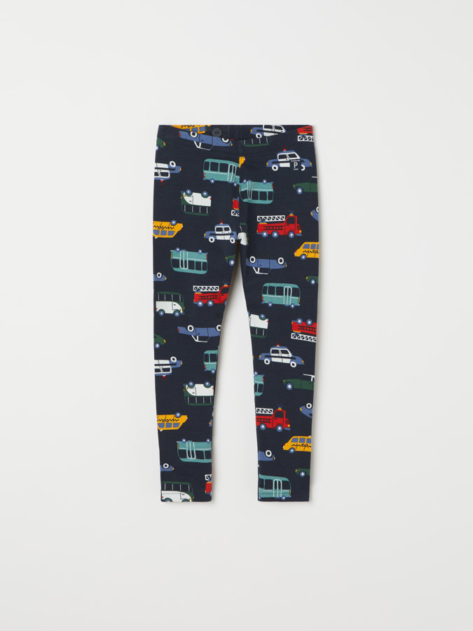 leggings with car print