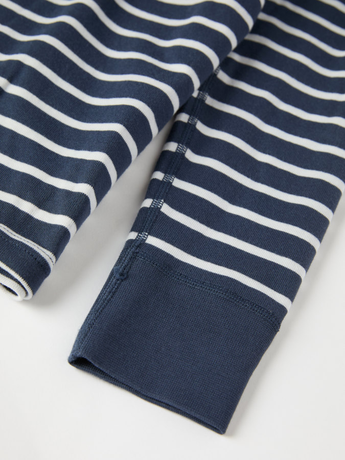 Striped long-sleeve Moomin top