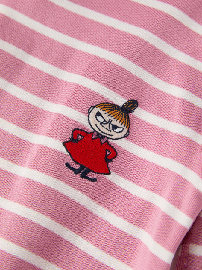 Striped long-sleeve Moomin top