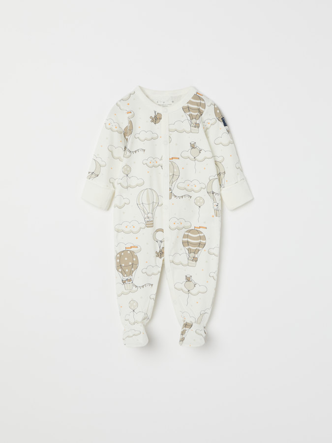 sleepsuit with air balloon print