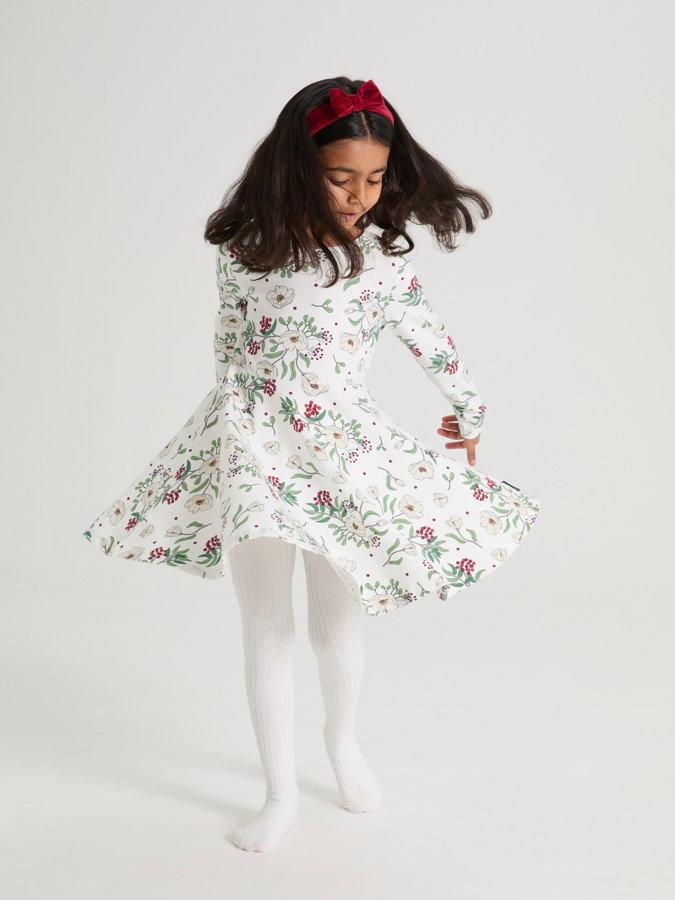 Floral twirl dress