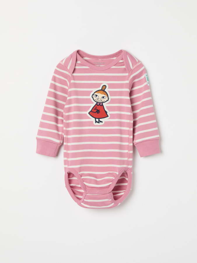 Striped Moomin babygrow