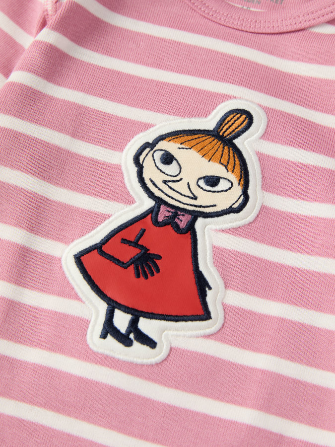 Striped Moomin babygrow