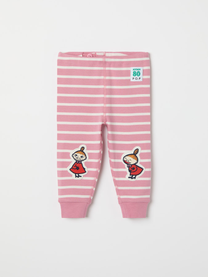Striped Moomin pants for baby