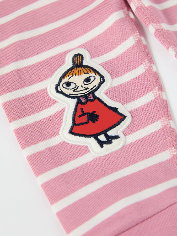 Striped Moomin pants for baby
