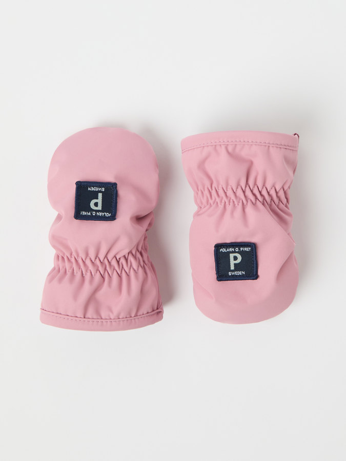 Padded mittens for baby