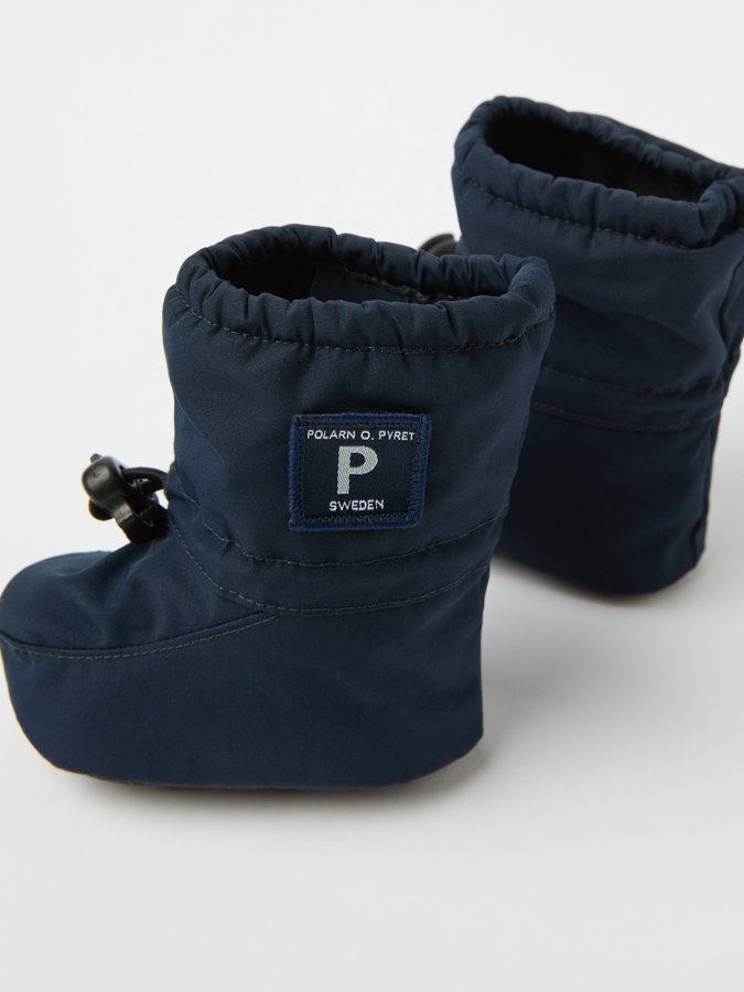 Padded booties for baby