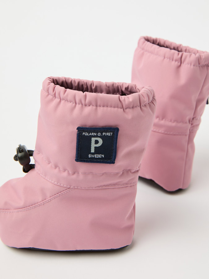 Padded booties for baby