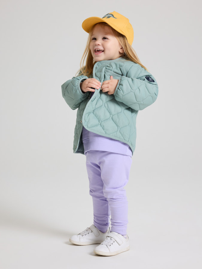 Windproof quilted thermal jacket