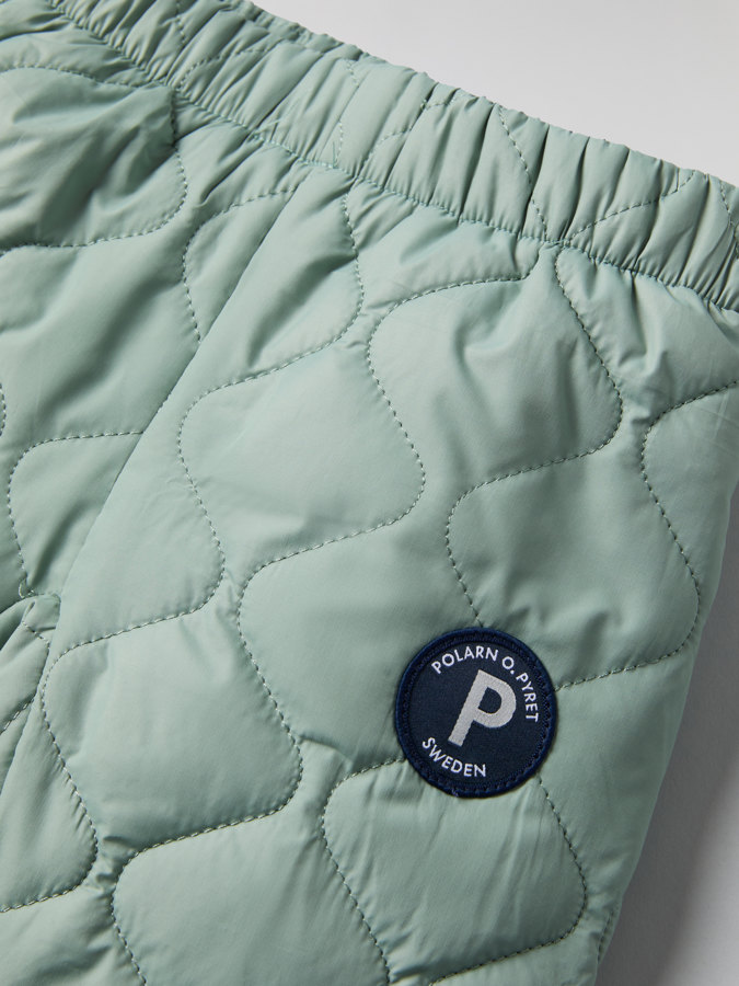 Windproof quilted thermal pants