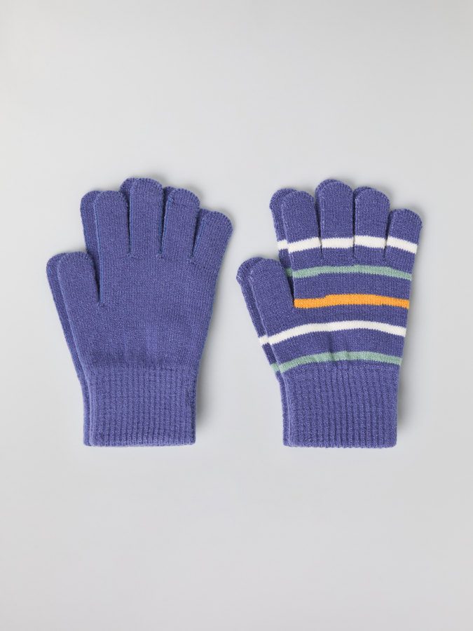 Knitted gloves, 2-pack