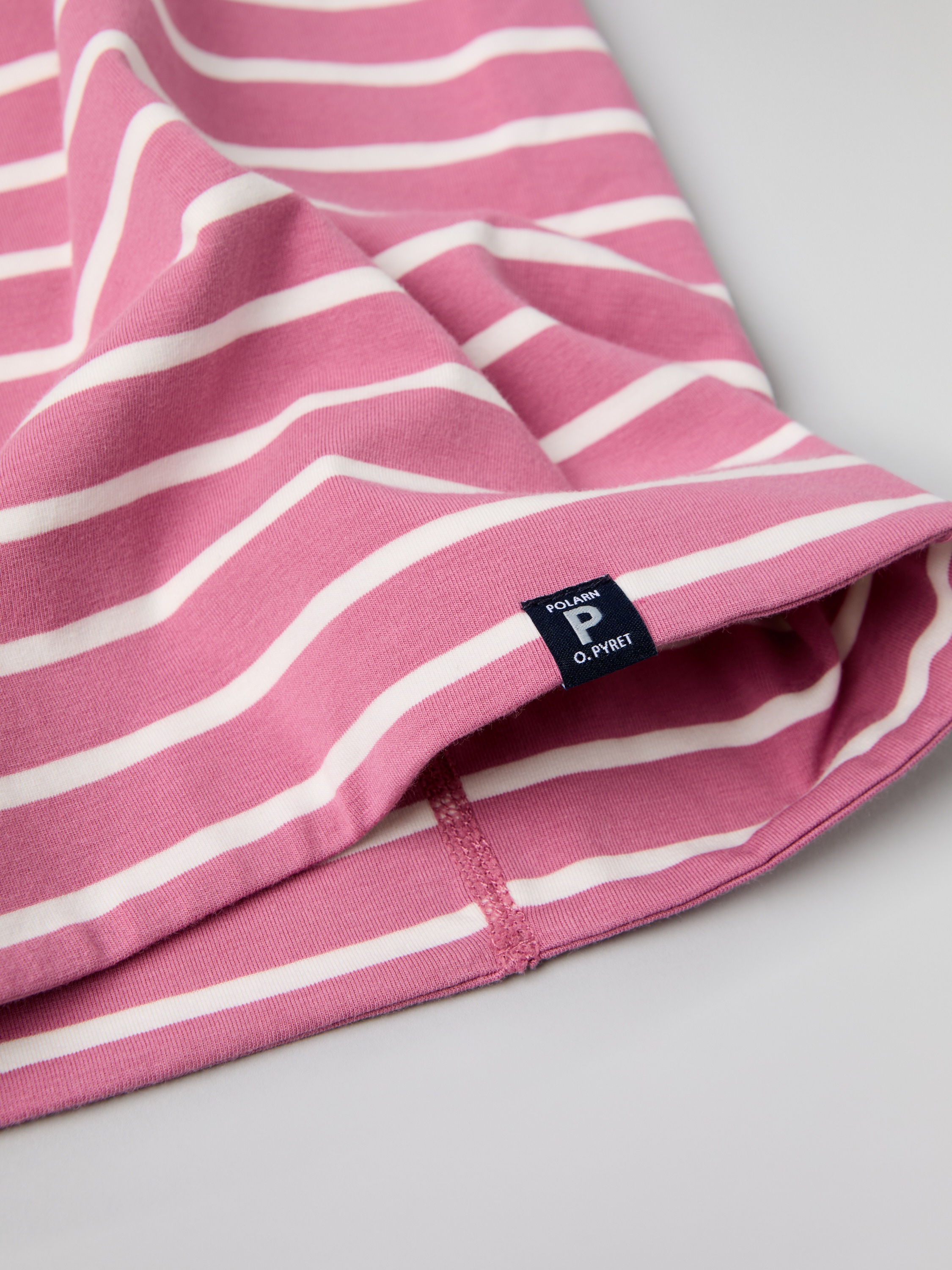 Tube scarf fleece lining striped - Purple | Polarnopyret.com