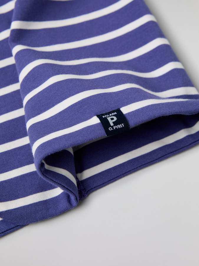 Striped jersey tube scarf Striped jersey tube scarf