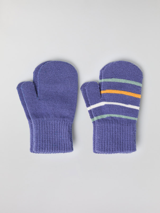 Knitted mittens, 2-pack