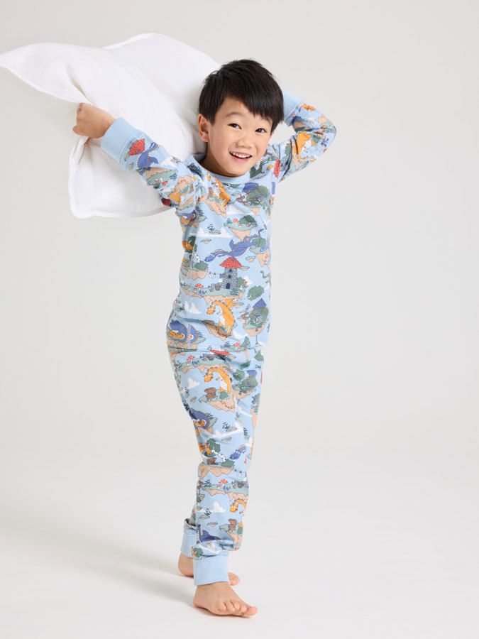 Pyjamas with dragon print