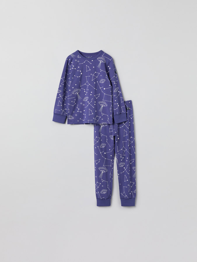 Pyjamas with UFO print