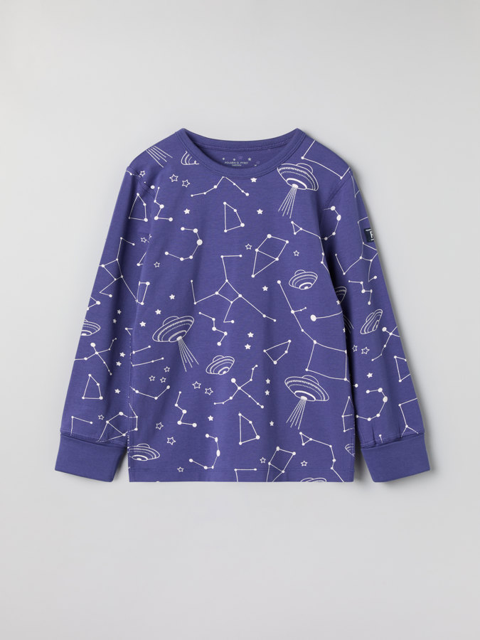 Pyjamas with UFO print
