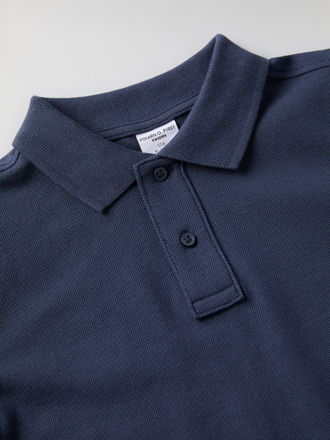Long-sleeve polo shirt