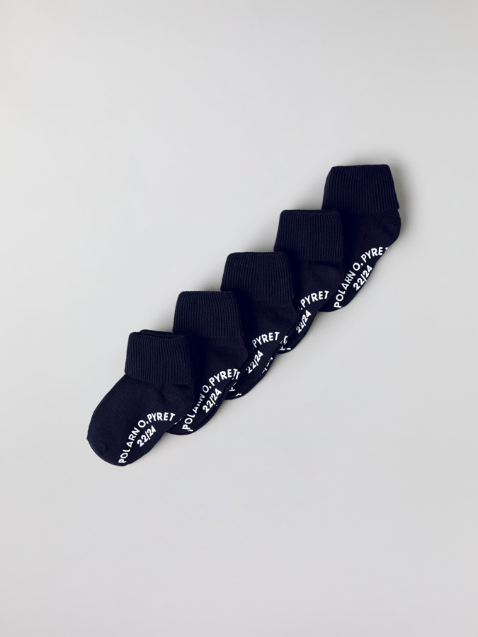 5-pack anti-slip socks