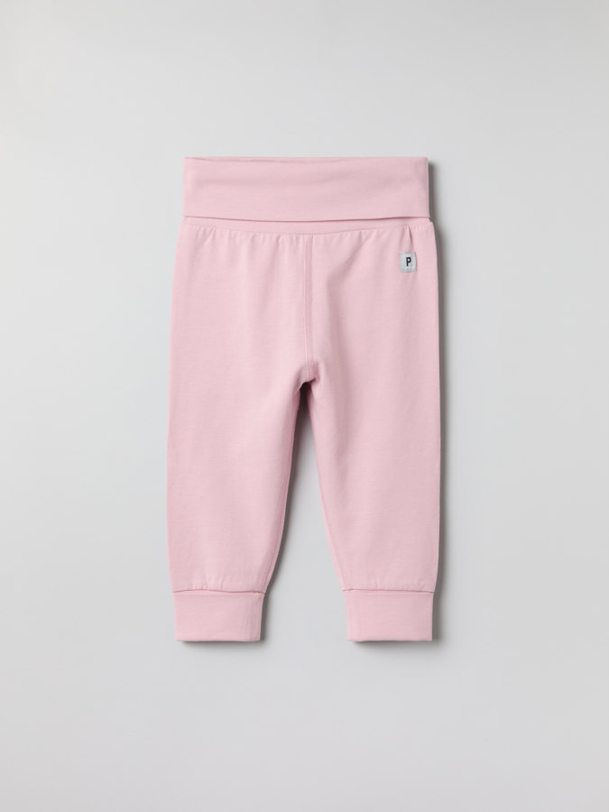 Pants with fold-down cuffs