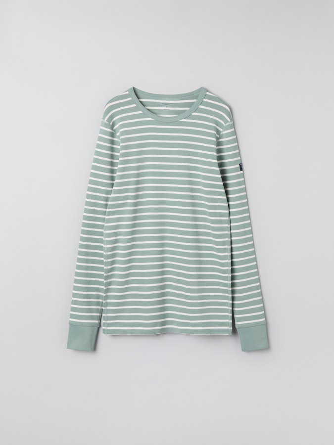 Striped set with top and pants for adult