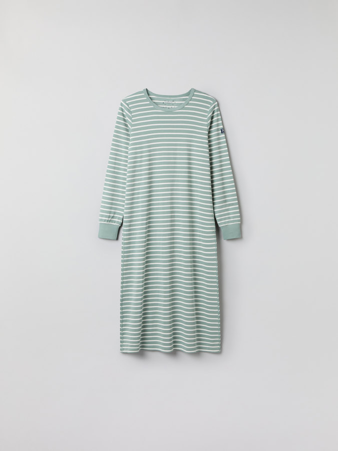 Striped nightgown for adult