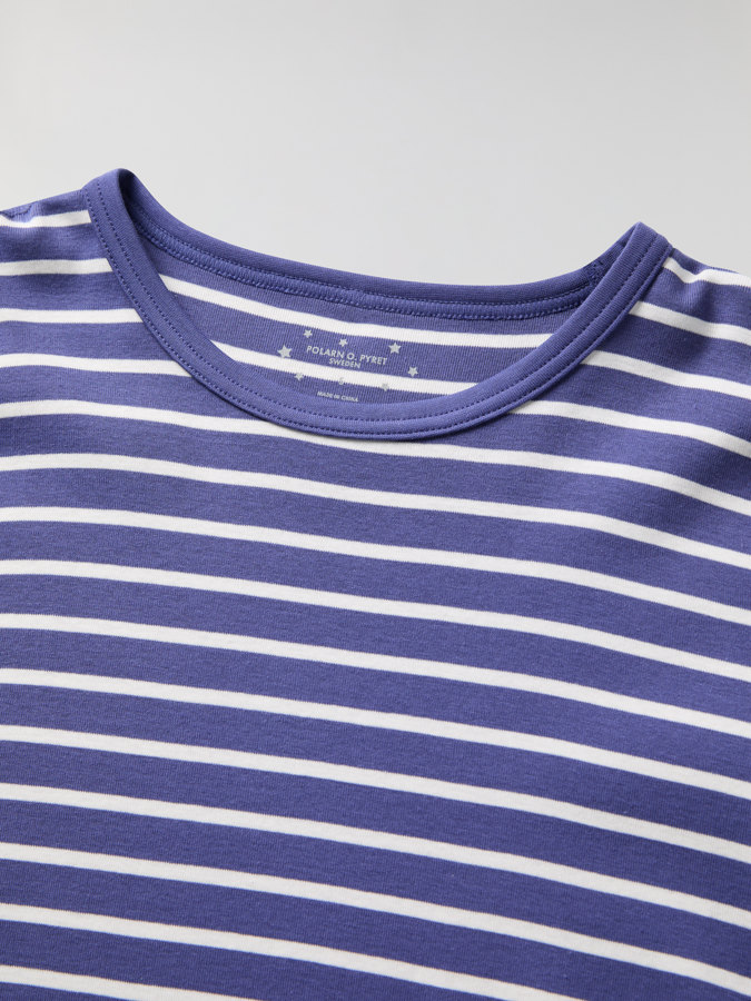 Striped nightgown for adult