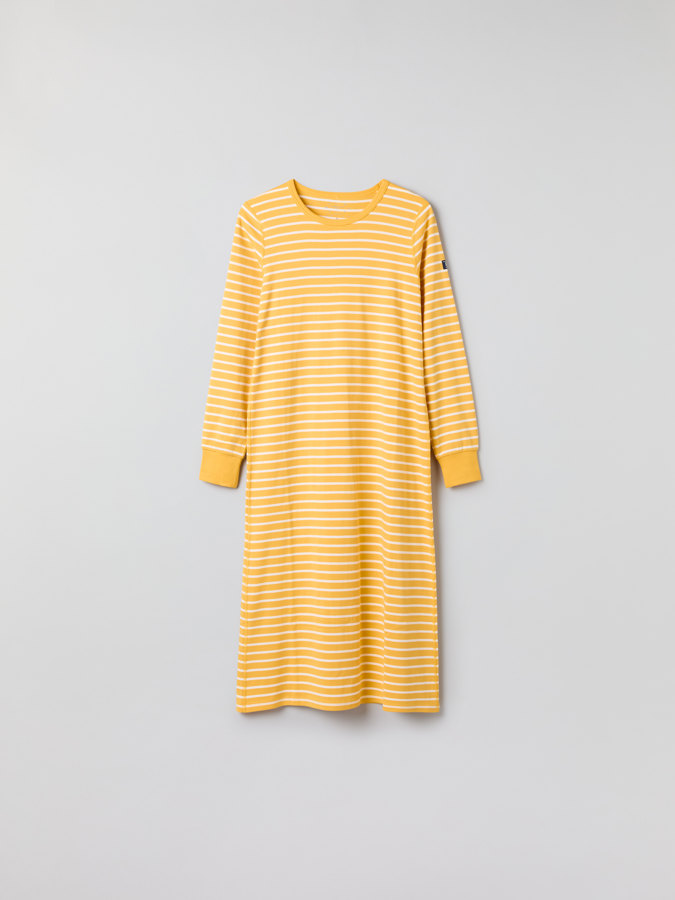 Striped nightgown for adult