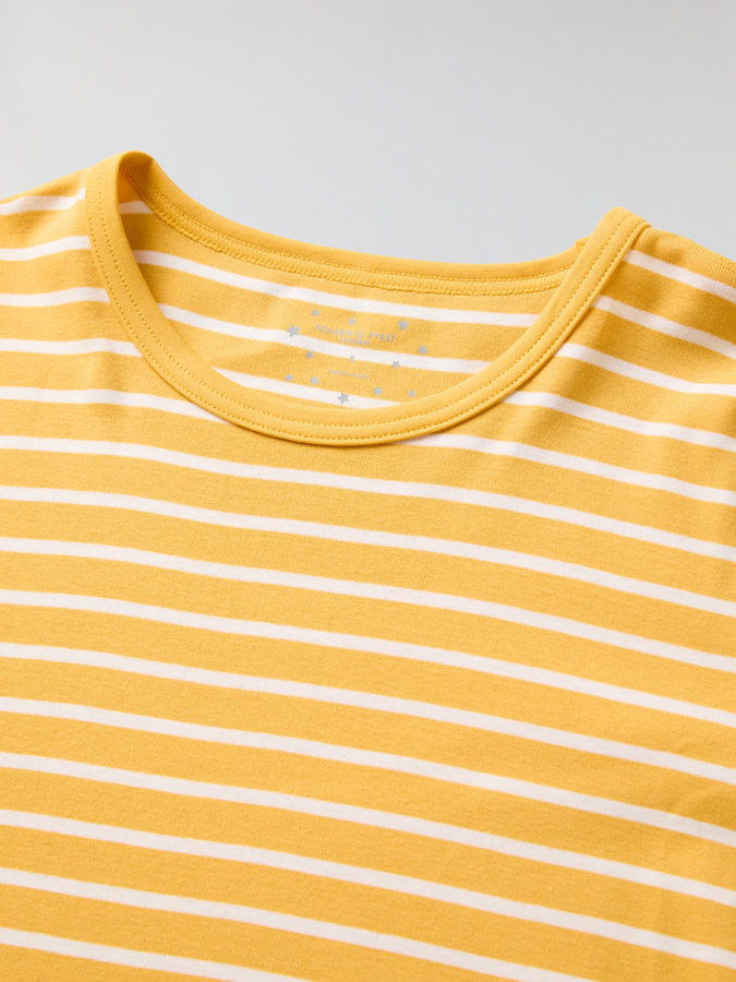 Striped nightgown for adult