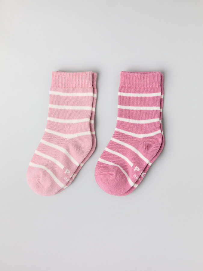 2-pack of stripey socks