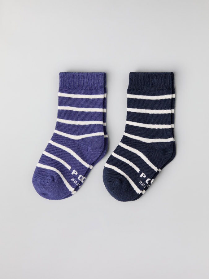 2-pack of stripey socks