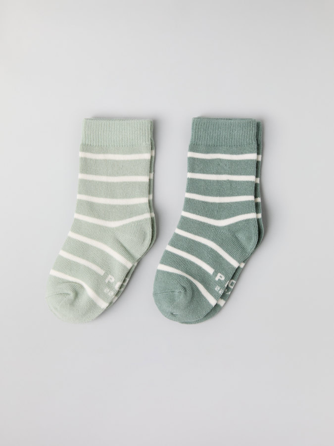 2-pack of stripey socks