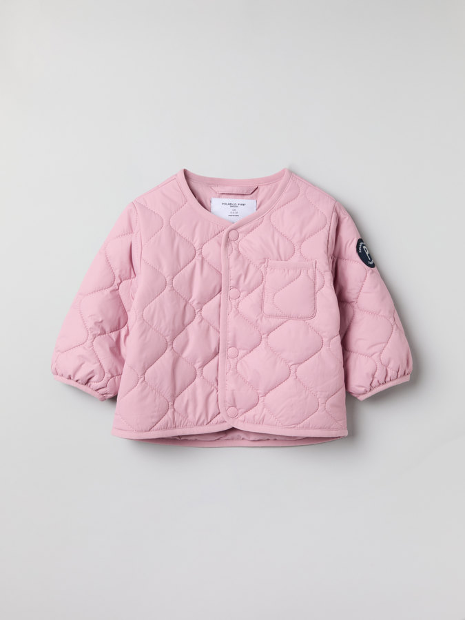 Windproof quilted thermal jacket