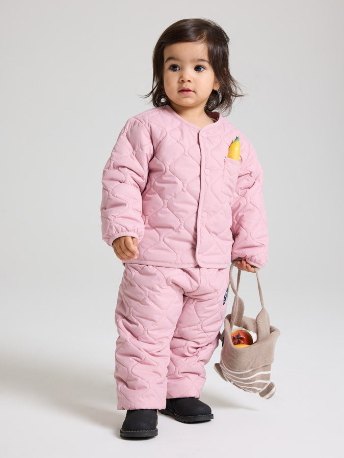 Windproof quilted thermal jacket