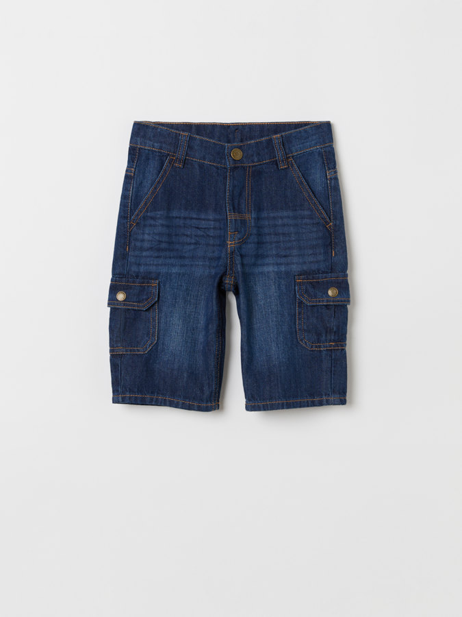 cargo shorts denim