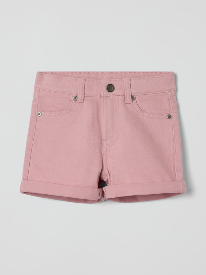 Denim shorts with pockets