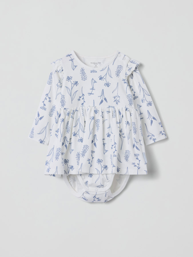 Floral babygrow dress