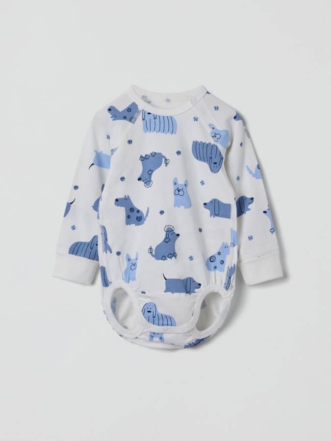 Babygrow with dog print