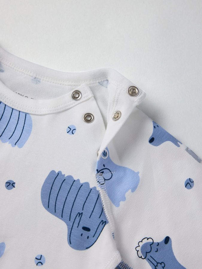 bodysuit with dog print bodysuit with dog print