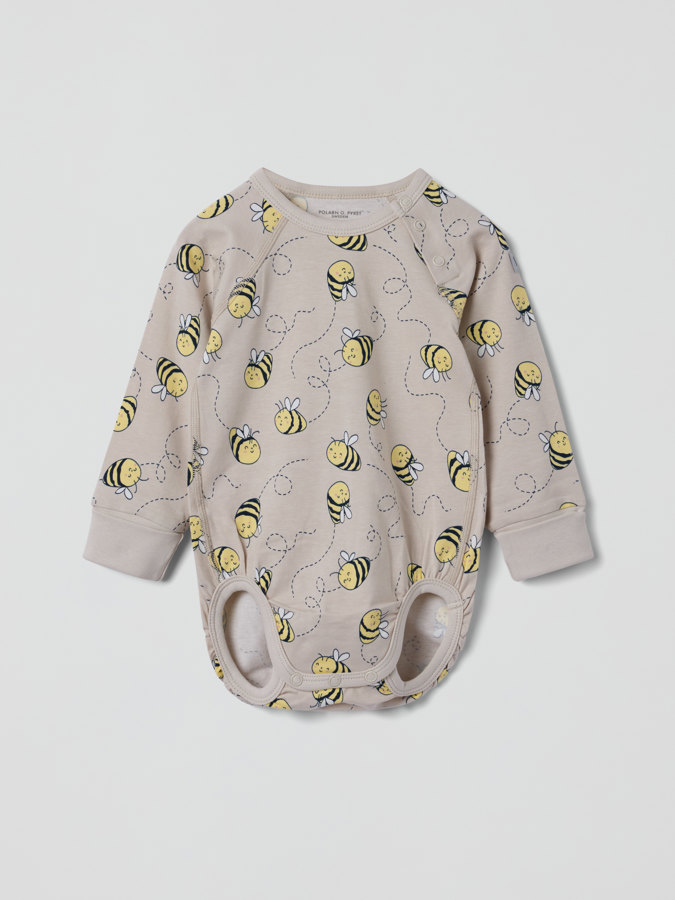 Babygrow with bee print