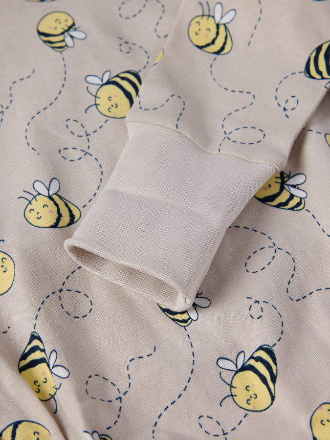 Babygrow with bee print