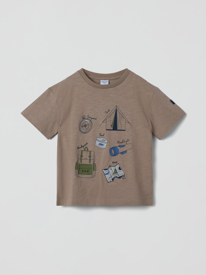 T-shirt with adventure print