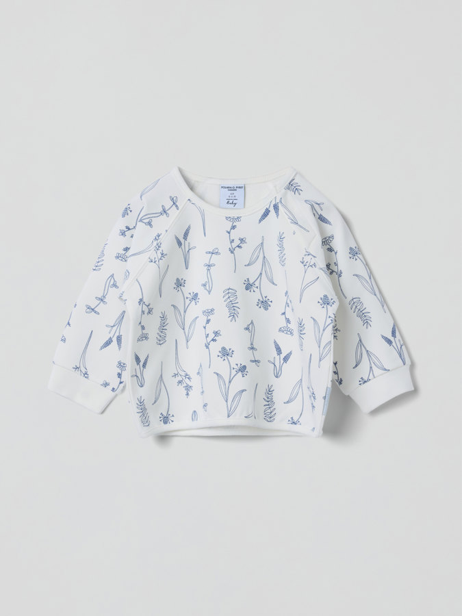 Floral sweatshirt