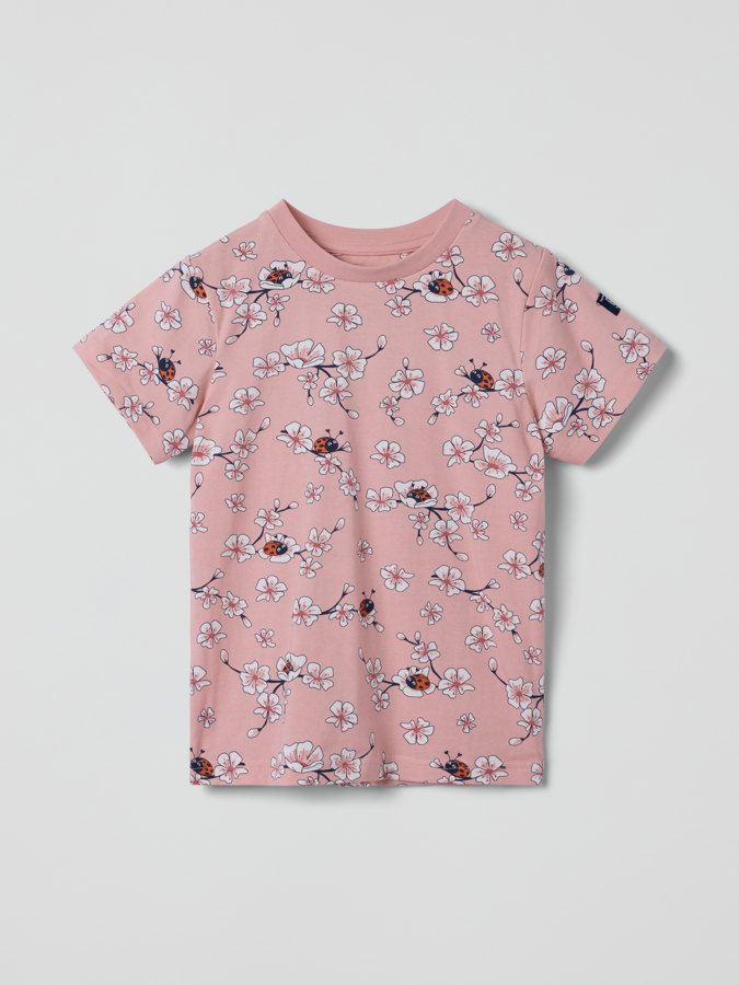 T-shirt with cherry blossom print