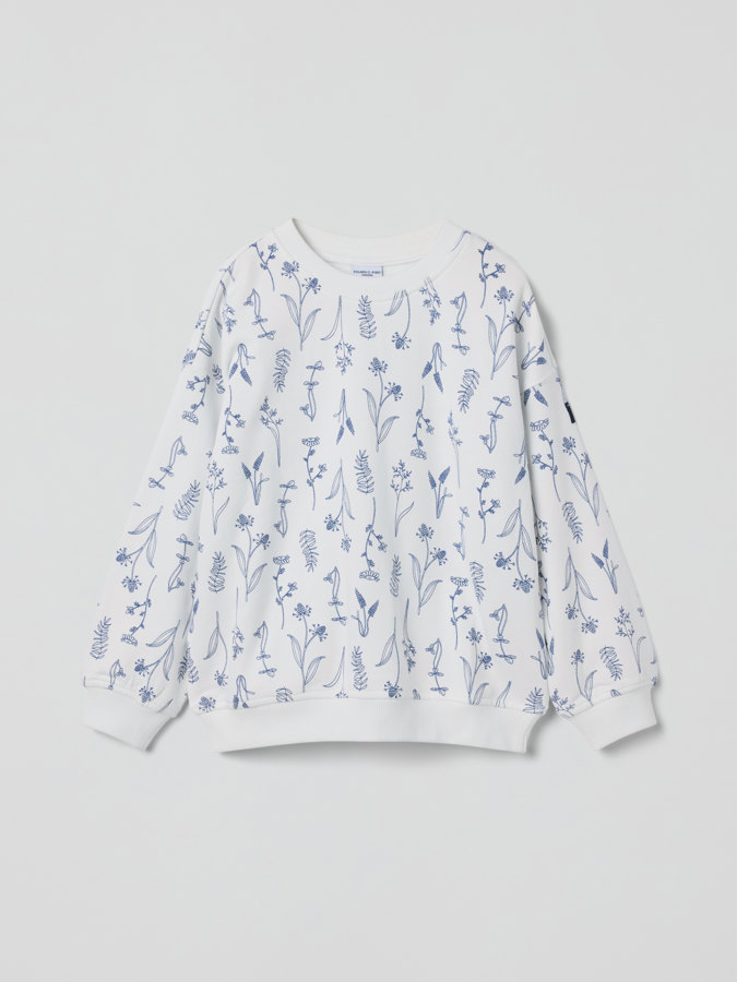 Floral sweatshirt