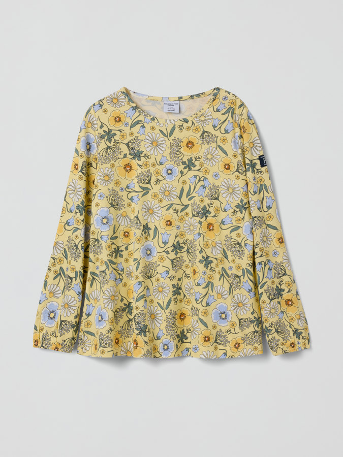 Long sleeve top With floral print