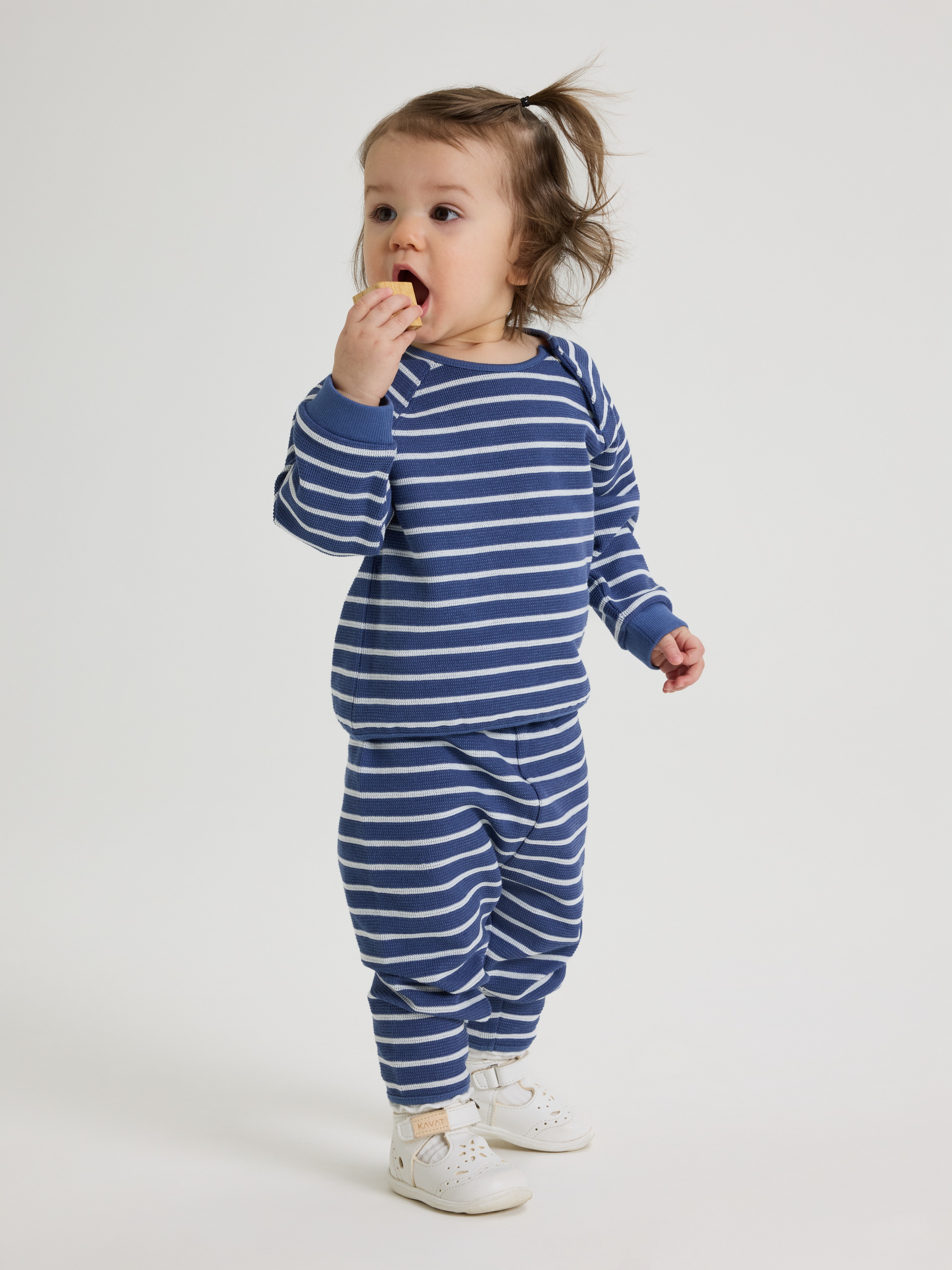 Polarn O. Pyret Striped Sweattrousers
