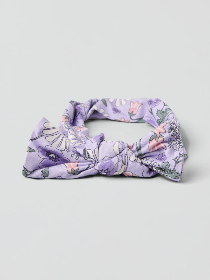 Headband with floral print Headband with floral print