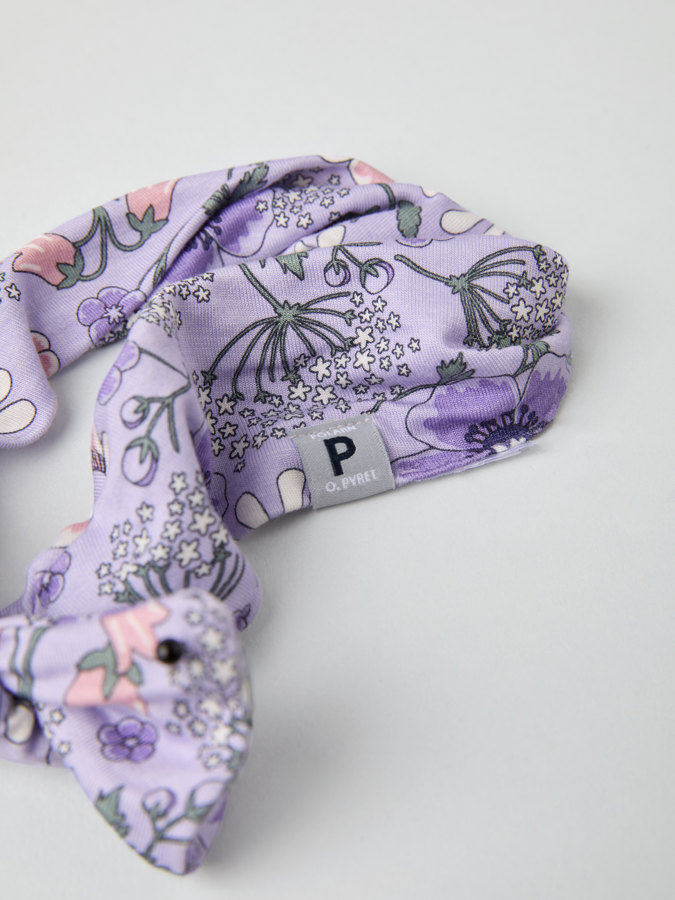 Headband with floral print Headband with floral print